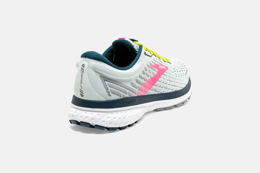 Ghost 13 Road Brooks Running Shoes NZ Womens - Grey/Pink - SMUKQP-134